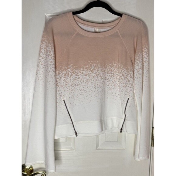 Women’s XS CALIA by Carrie Underwood Effortless Drip Dye Zipper Bell Sleeve SET - Picture 3 of 13